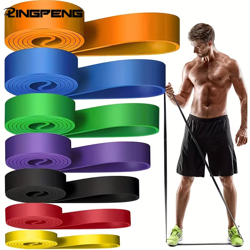 Professional Resistance Band Set for Pull-Up Assistance and Stretching - Heavy Duty Workout Bands for Physical Therapy and Home Exercises