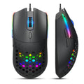 S500 Ergonomic Optical Gaming Mouse - Lightweight Wired USB Mouse for Laptop and Desktop PC