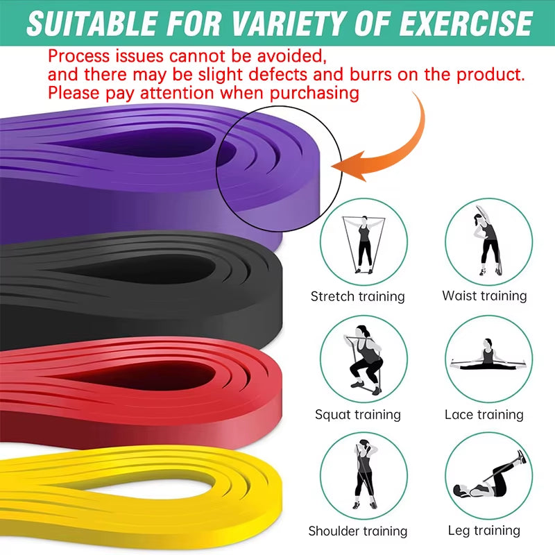 Professional Resistance Band Set for Pull-Up Assistance and Stretching - Heavy Duty Workout Bands for Physical Therapy and Home Exercises