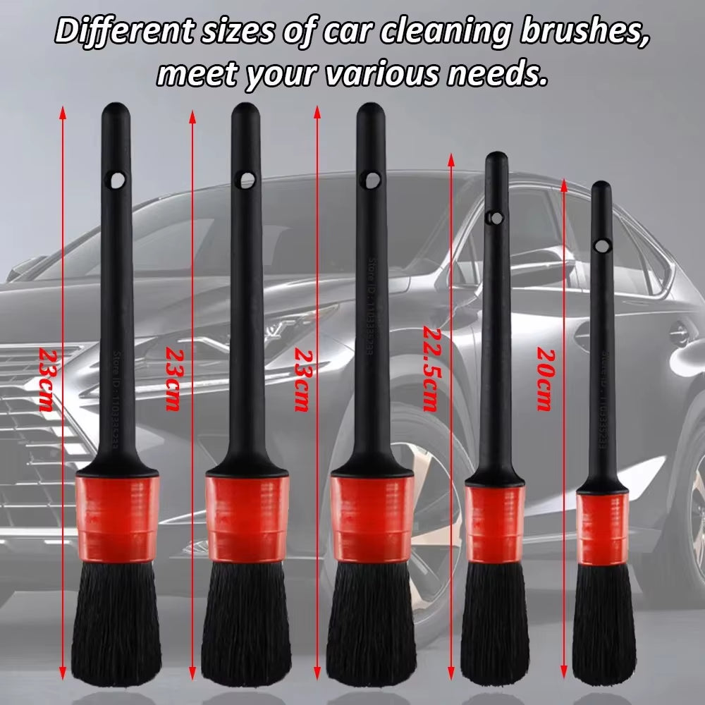 ZOPOSON Professional Car Cleaning Kit: Drill Scrubber, Detailing Brushes, Air Conditioner Vent Tools, Towels, and Polisher