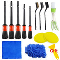 ZOPOSON Professional Car Cleaning Kit: Drill Scrubber, Detailing Brushes, Air Conditioner Vent Tools, Towels, and Polisher
