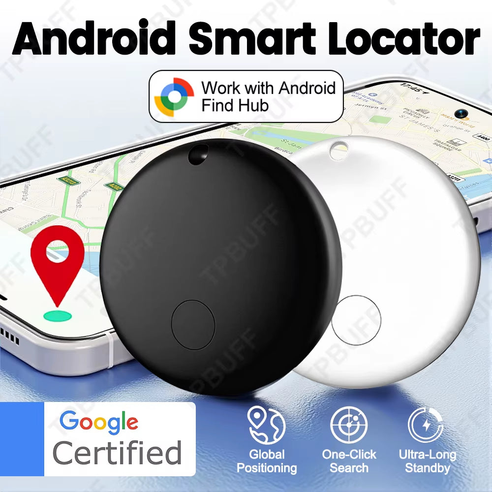 Mini GPS Tracker for Android - Google Find My Device Locator for Cars and Bicycles - Electronic Security Tracking Solution