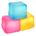 Unleash Fun and Stress Relief with the 2.1" Ice Cube Maltose Squeeze Toy for Kids Aged 8-13