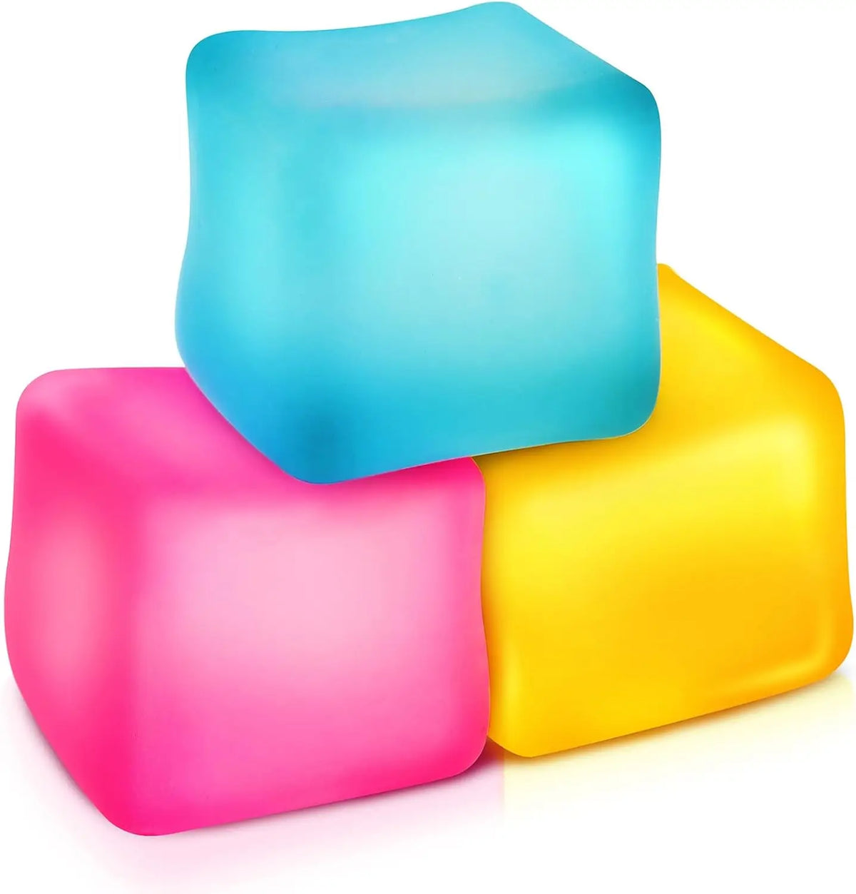 Unleash Fun and Stress Relief with the 2.1" Ice Cube Maltose Squeeze Toy for Kids Aged 8-13