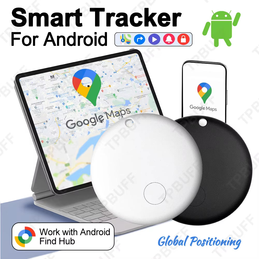Mini GPS Tracker for Android - Google Find My Device Locator for Cars and Bicycles - Electronic Security Tracking Solution