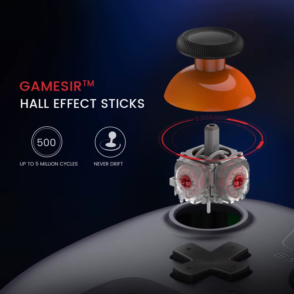 Gamesir Nova Lite Wireless Bluetooth Gamepad with Hall Effect Technology for Nintendo Switch, iPhone, Android, and PC